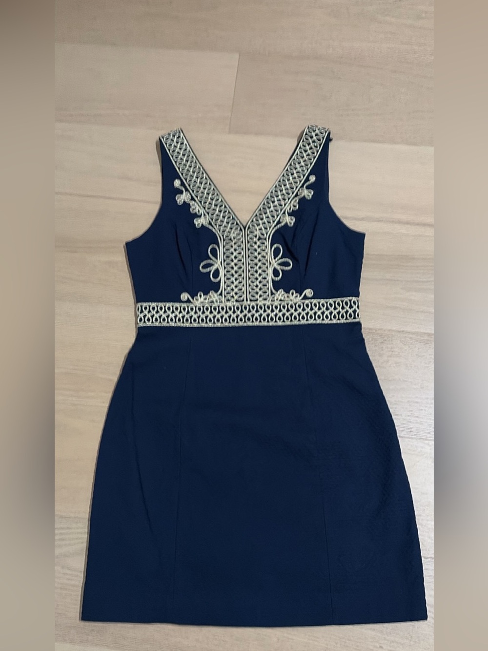 Lilly Pulitzer Navy blue Embroidered dress